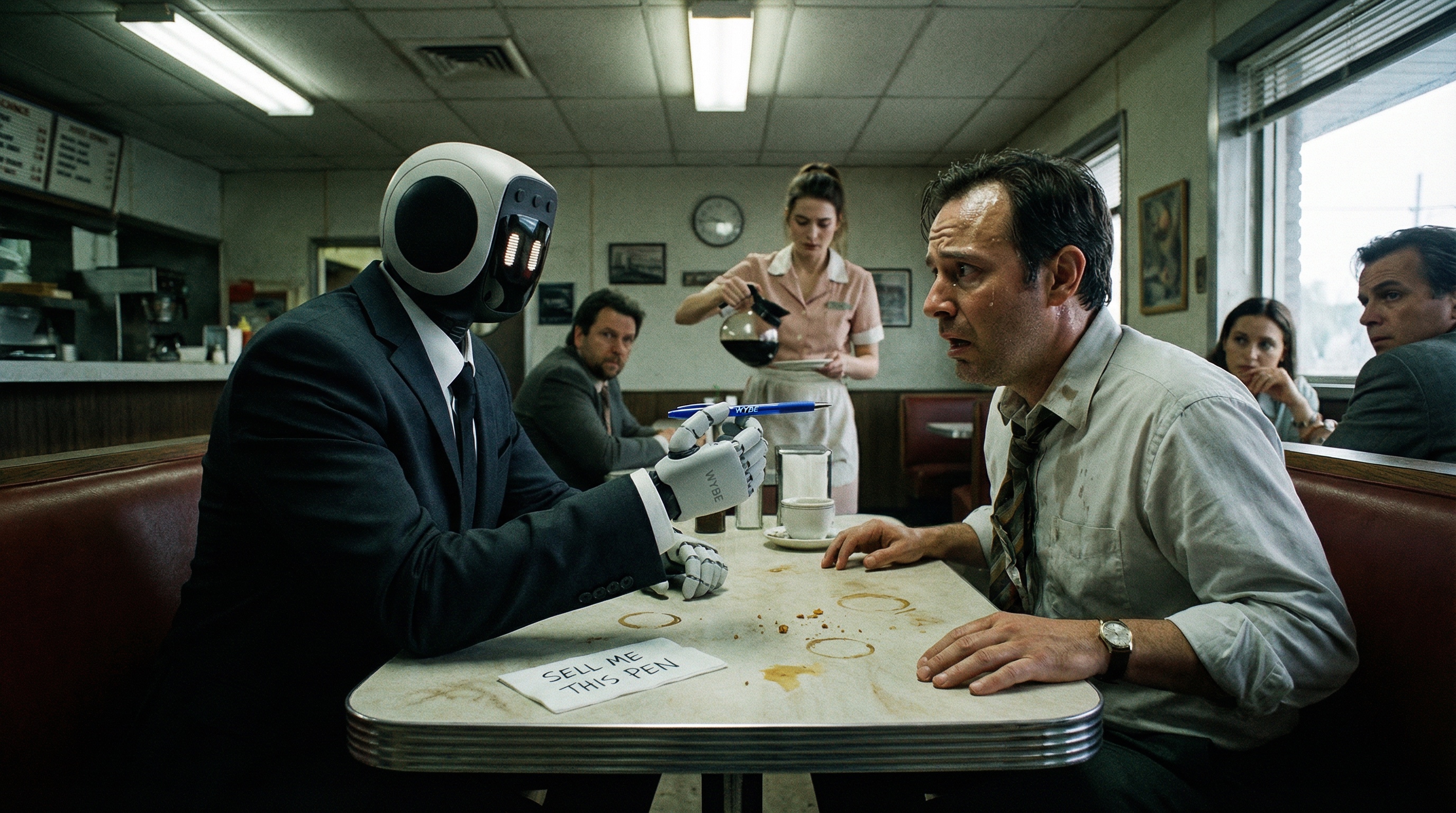 Wybe at the diner